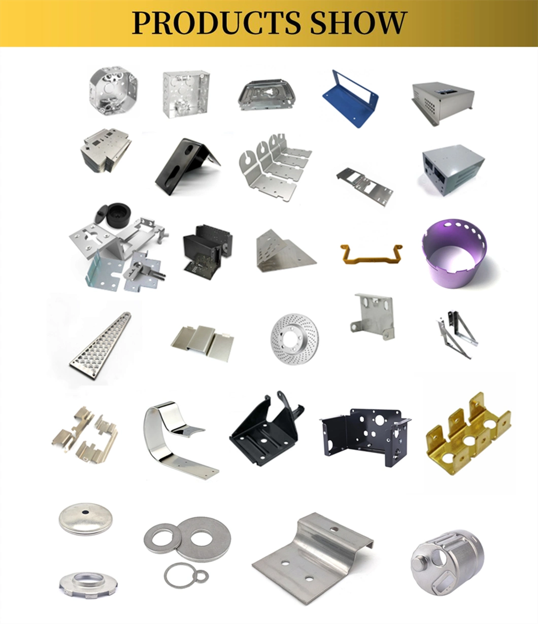 Customized Galvanized Powdercoated Precision Pressed Sheet Metal Parts Fabrication with Bending Process